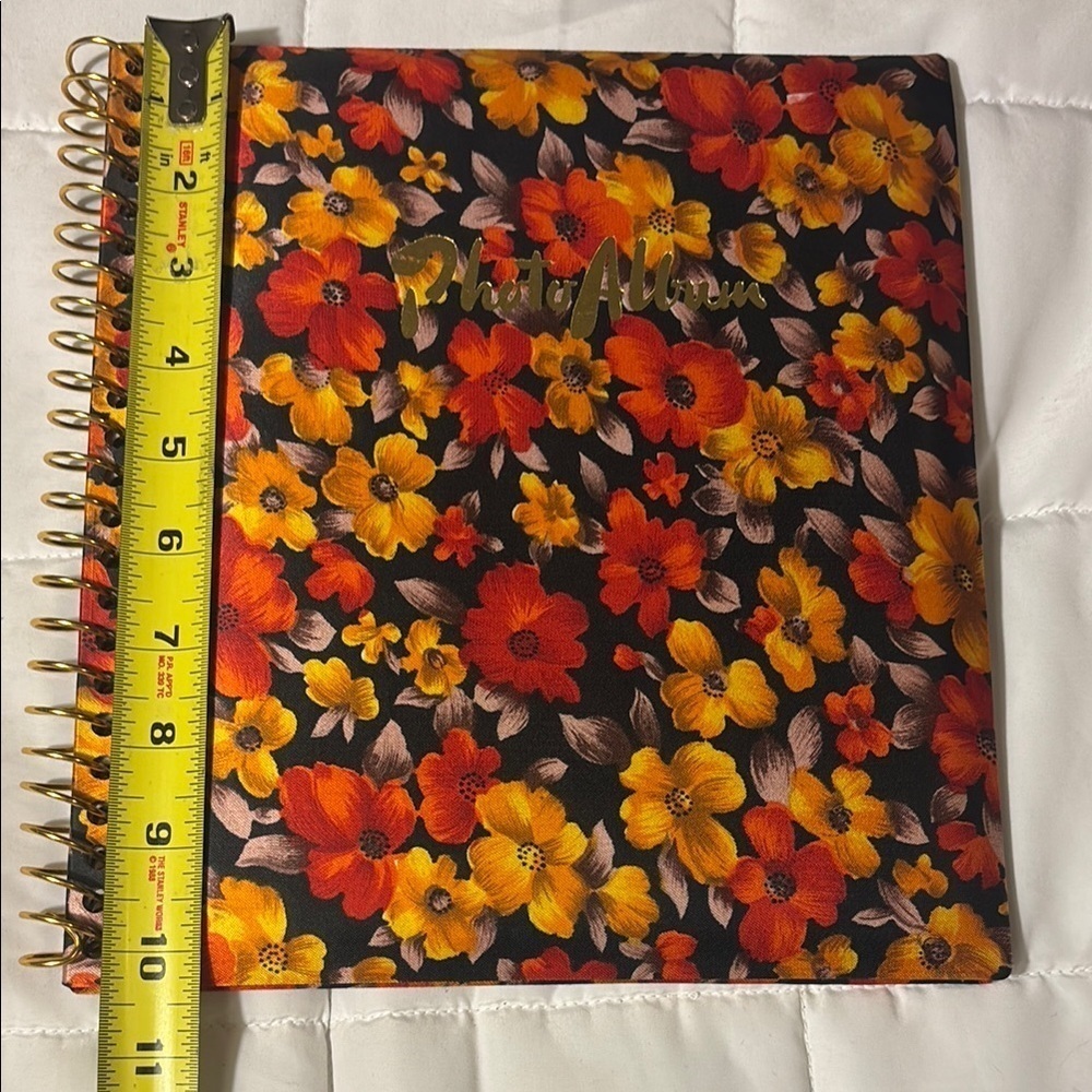 Vintage Floral Spiral Photo Album/ Notebook - Picture 7 of 11